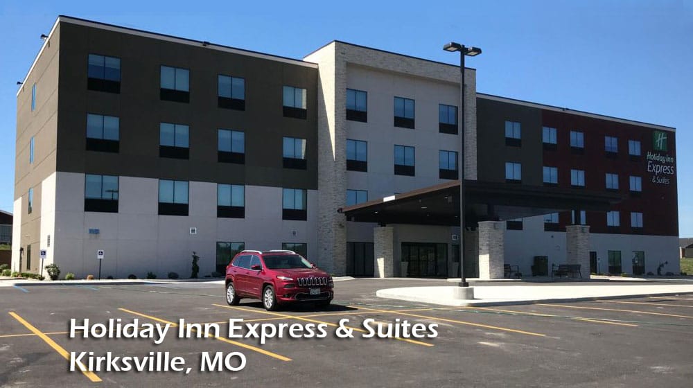 Holiday Inn Express in Kirksville - construction complete