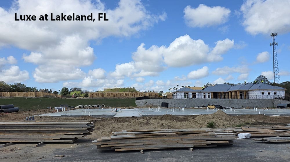 Luxe at Lakeland FL new construction project for Crown Window