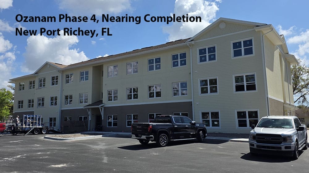 Ozanam Phase 4 nearing completion in New Port Richey, FL